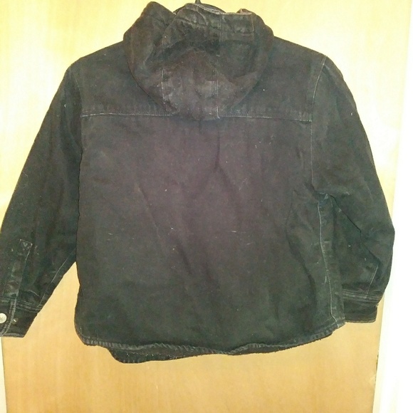 Jesse James hooded jean jacket - Picture 3 of 6